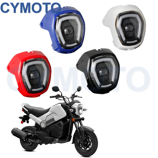 Motorcycle DC 12V Headlight Assembly For Honda NAVI 2022-2023 Head Lamp Accessories  Black Fairing Front Light HeadLamp