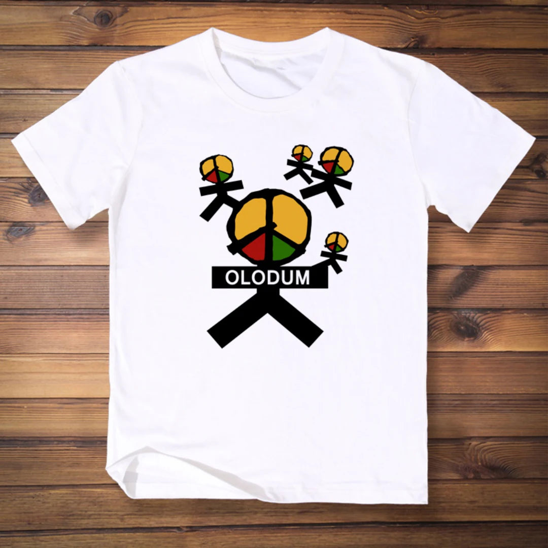 Michael Jackson Peace and Love Anti-War OLODUM short-sleeved shirt Autumn Pure cotton Men's T-Shirt Kid's Clothing Tee Y2k Woman