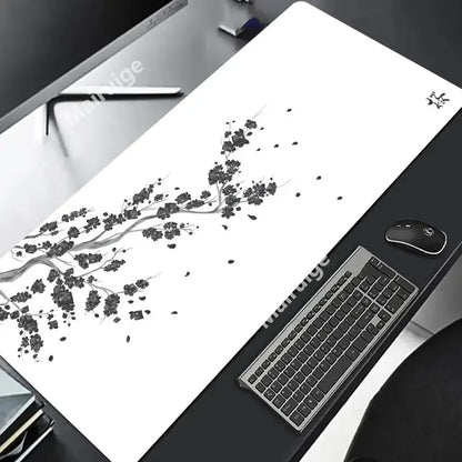 Cherry Blossom scenery mouse pad game washable rubber plus long table mat non-slip home office decorative computer accessories