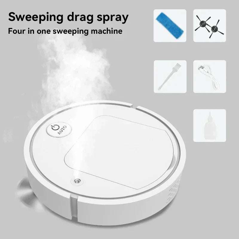2025 New 5-in-1 sweeping robot mopping andvacuuming strong clean air purification intelligent robot household appliances