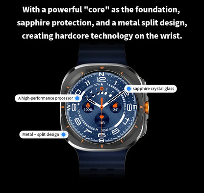 Smart Watch 8 Ultra New Color Matching GPS Compass Smartwatch Bluetooth call NFC IP68 Waterproof Health monitoring Reduction100%