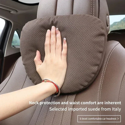 1/2PCS Car Headrest Neck Support Seat / Maybach Design Class Soft Universal Adjustable Car Pillow Neck Rest Cushion High Quality