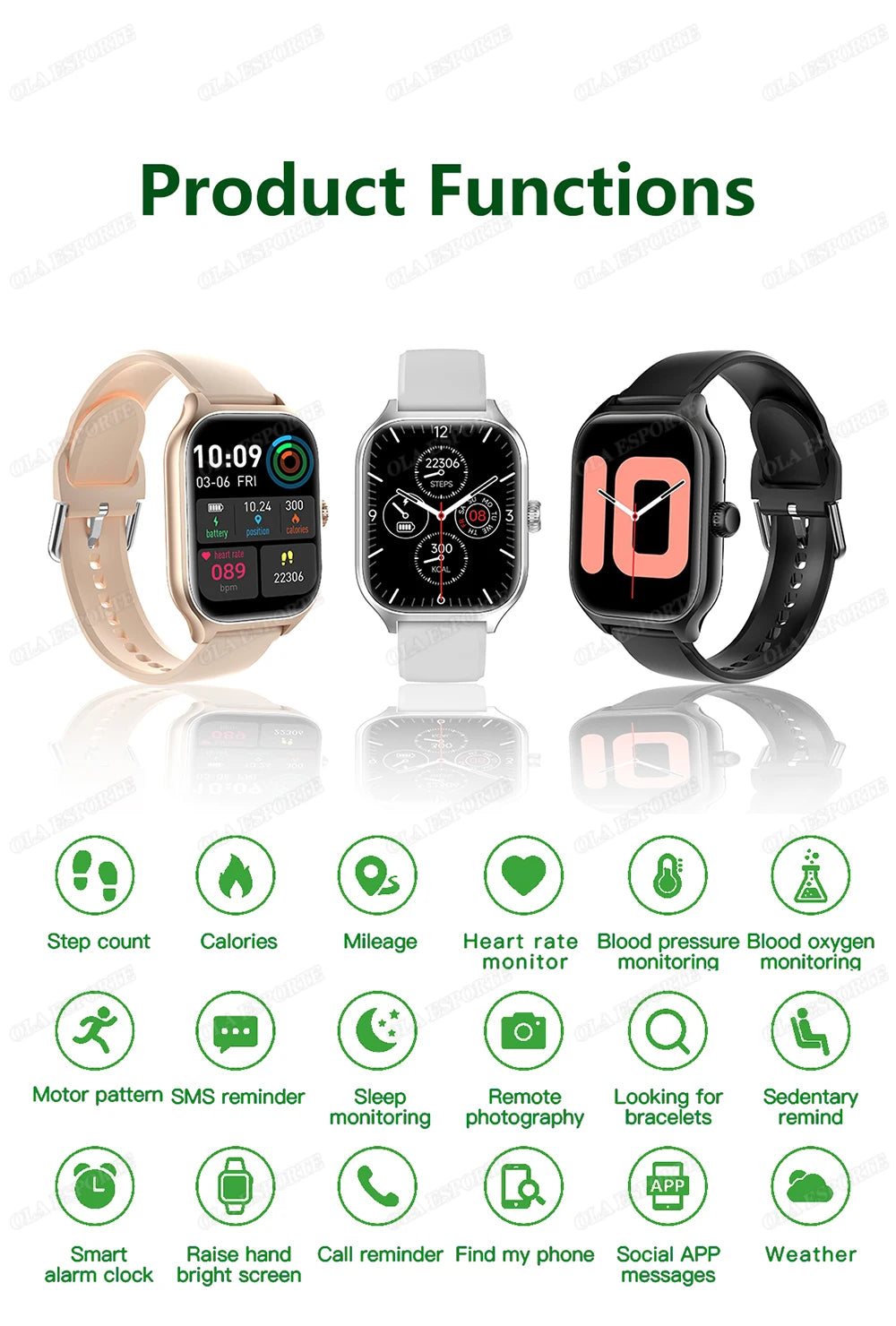 2025 Smart Watch 2.01 Inch HD Display Bluetooth Call Message Preview Sport Modes DIY Dial Weather Forecast Watches For Men Women