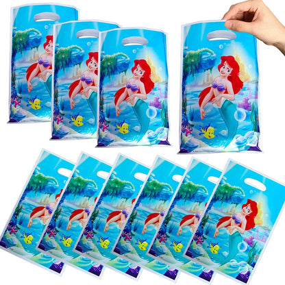 The Little Mermaid Birthday Party Decoration Princess Ariel Paper Napkin Plate Cup Tablecloth Balloons Kids Baby Shower Supplies
