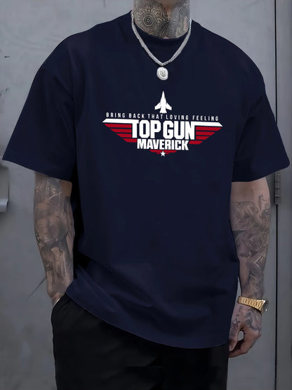Top Gun Maverick Printing T Shirts Man Cotton Fashion T-Shirt Unisex Casual Oversize Clothes Soft Summer Trendy Street Tops