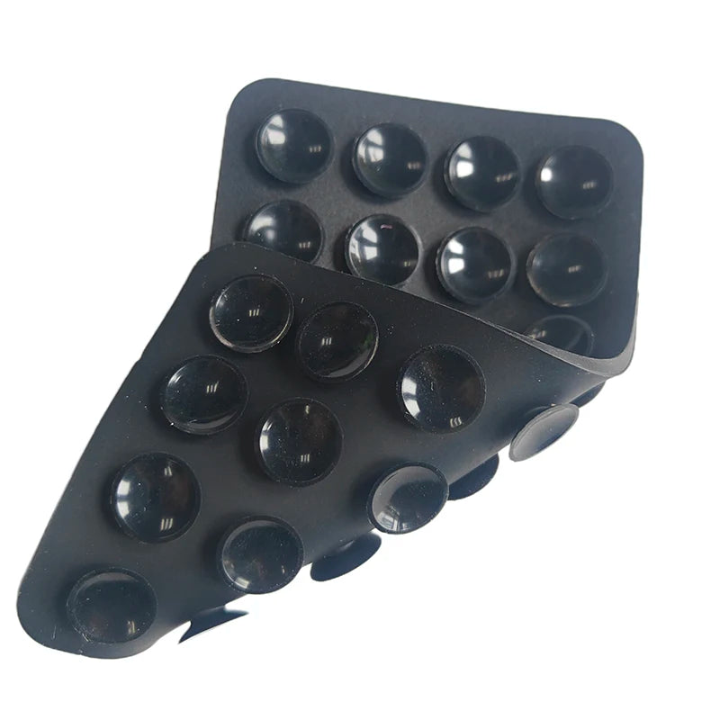 Square Double-sided Backed Adhesive Sucker Pad For Fixed Pad Double Side Silicone Suction Pad Mobile Phone Fixture Suction Cup