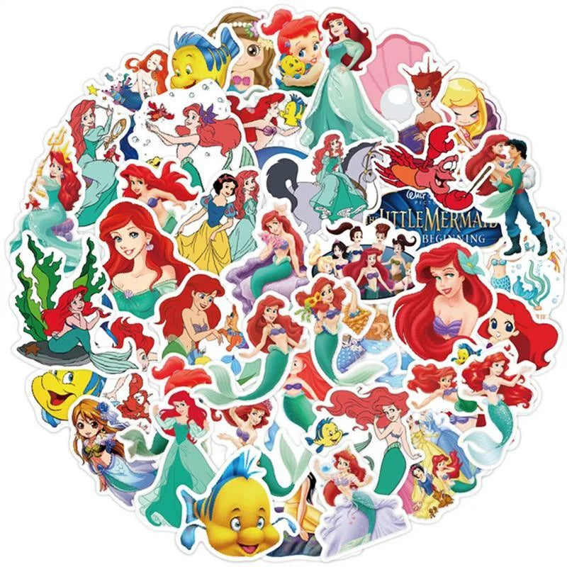 The Little Mermaid Birthday Party Decoration Princess Ariel Paper Napkin Plate Cup Tablecloth Balloons Kids Baby Shower Supplies