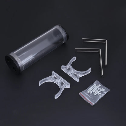 160mm/110mm Transparent Water Cooling Tank Acrylic Cylinder Water Reservoir G1/4 Thread Water Cooling Rasdiator For PC Computer