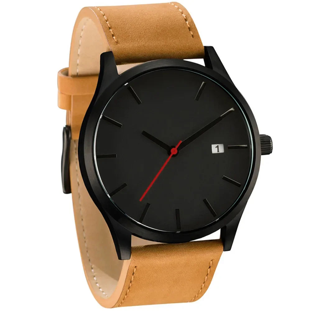 Relogio Masculino Men Watch Fashion Sport Watches New Men's Watch Men Calendar Leather Casual Quartz Clock Relojes Hombre Montre