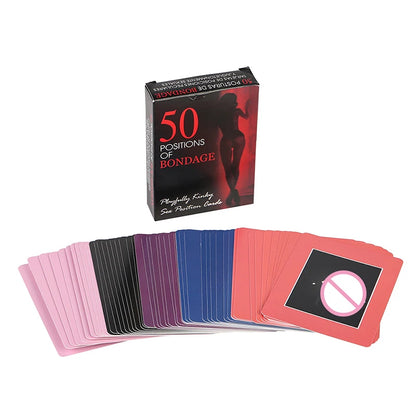 English & Spanish Sexual Position Cards Role Playing Adult Games Bedroom Commands Sex Toys For Couples 18+ Erotic Products