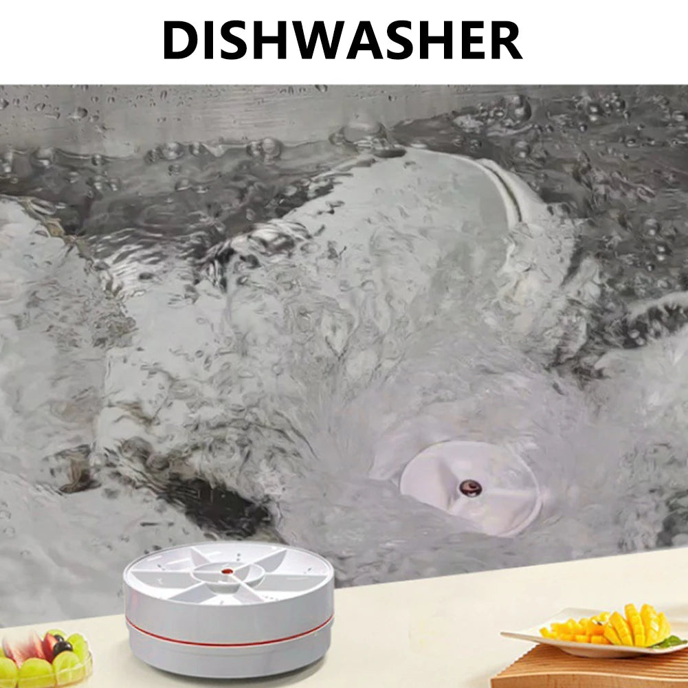 Wireless Dishwasher Detachable Cordless Sink Dishwasher 2 Modes Household Sink Dishwasher USB Rechargeable for Household Kitchen