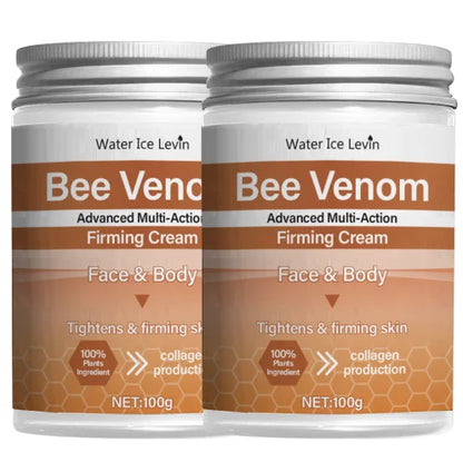 Bee Venom Firming Cream with Collagen & Botulinum Oligopeptide-1, Multi-Action Tightens, Moisturizes Face & Body Skin