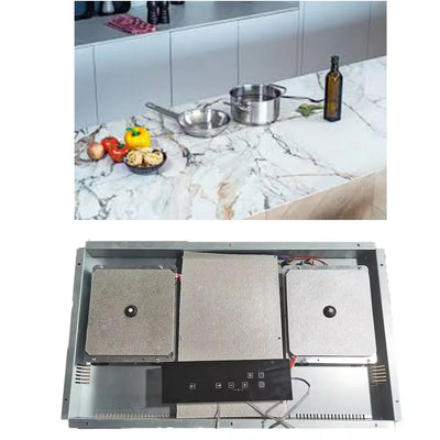2000W Kitchen Induction Cooker Double Burners for Fast Food Restaurant Kitchen