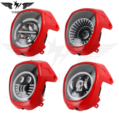 Motorcycle DC 12V Headlight Assembly For Honda NAVI 2022-2023 Head Lamp Accessories  Black Fairing Front Light HeadLamp