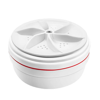 Portable Ultrasonic Turbo Washer Removes Dirt Cleaning Washing Machine Rotating Ultrasonic Turbo Washing Machine for Home Travel