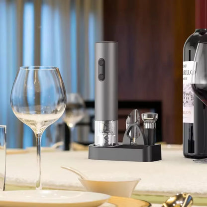 Electric Wine Bottle Opener Automatic Red Wine Corkscrew Wine Opener Wine Tools Kitchen Products Performance Plastic