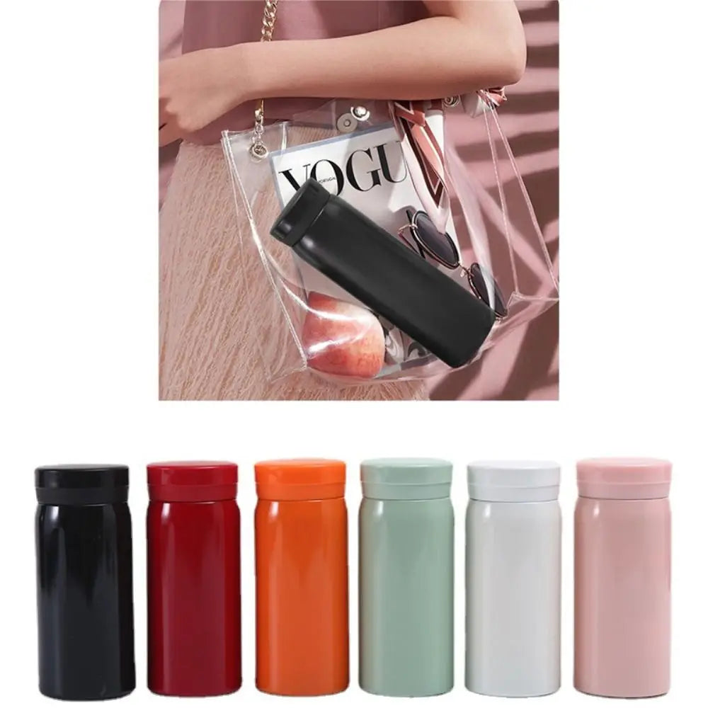 200/280ml Mini Thermos Bottle Coffee Mug 316 Stainless Steel Insulated Cup Portable Thermos Cup Travel Water Bottle Tea Cup Gift