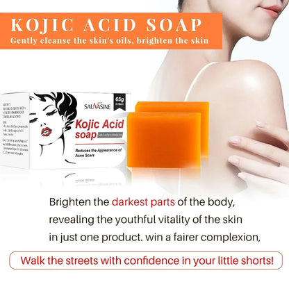 Kojic Acid Soap Soap in Sheets Cleansing Face Even Skin Tone Whitening Soap Oil Control Moisturizing Beauty Health Skin Care
