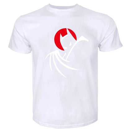 Bat Animated Series T-Shirt Anime Clothes Men Clothes Man T-shirt Cotton Crew Neck Tshirt Short Sleeve Top Fashion Street Style