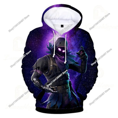Children's Clothing Fortnite 3D Printed Unisex Hoodie Casual Coat Game Peripheral Cosplay Children Clothing Gifts