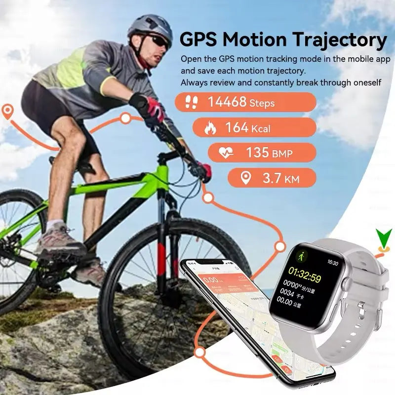 2026New GPS Smart Watch Series 10 For Apple Watch 10 Memory Music Video Bluetooth Call Waterproof NFC Smartwatch For Android IOS
