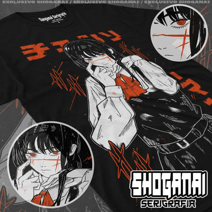 Chainsaw Man Peripherals T-shirt reze print tees Comfortable Oversized men women tops streetwear hip hop fashion Short sleeves