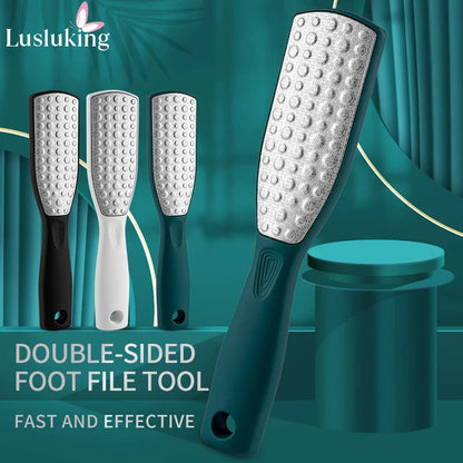 Double Side Foot Rasp Hard Dead Skin File Calluses Remover Foot Care Pedicure Grinding Tools Stainless Steel Beauty Tools