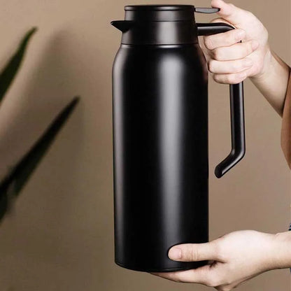 304 Stainless Steel Kettle Thermos 1.5L Big Capacity Double Wall Vacuum Insulated Flask Portable Travel Coffee Pot Hot Water Jug
