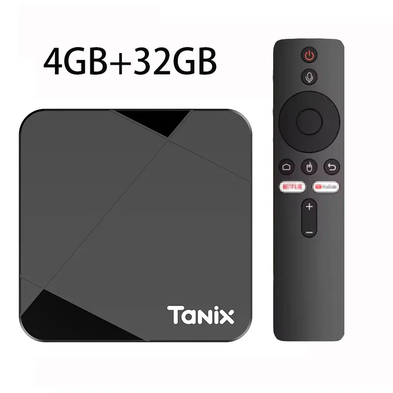 Tanix TX5 Android 14 TV Box Quad Core Amlogic S905Y5 2.4G 5G Wifi BT 4K HDR 3D Media Player