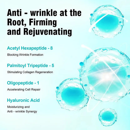 Face Serum SixPeptide Firming Highly Effective Anti-Wrinkle Skin Firming Smooth Skin Preventing Improving Facial Serum Skin Care