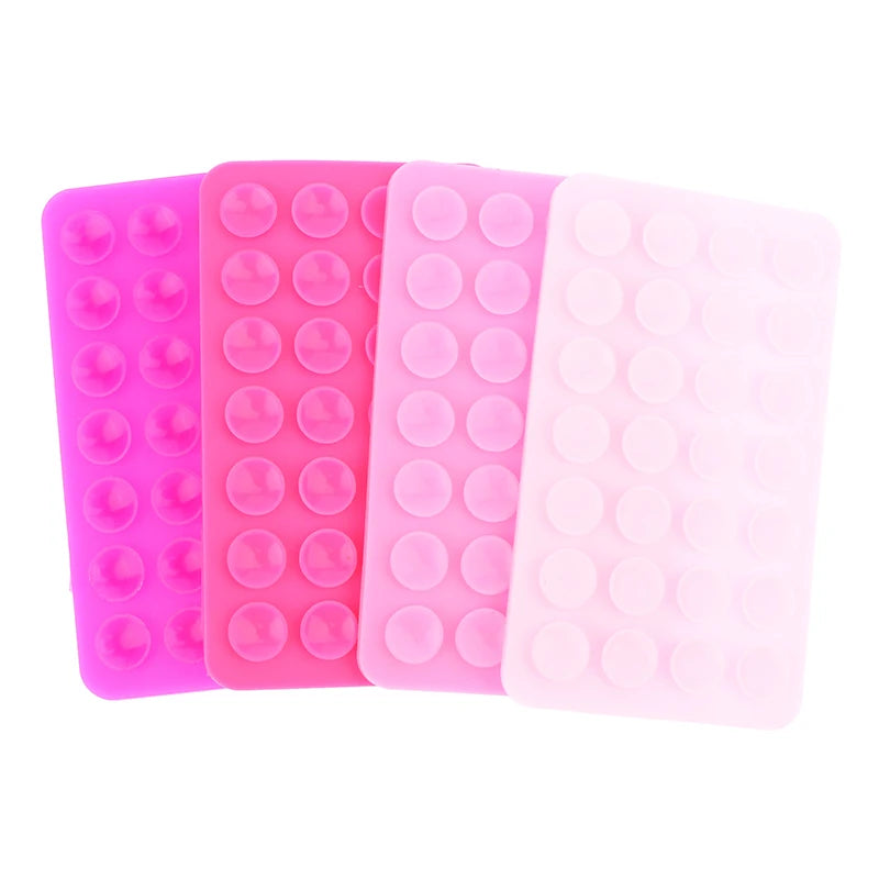 Square Double-sided Backed Adhesive Sucker Pad For Fixed Pad Double Side Silicone Suction Pad Mobile Phone Fixture Suction Cup