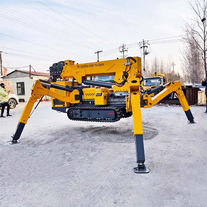 5T-12T Tracked Spider Lift and Crane Inventory, Ultimate Versatility for Rental Firms and Large-Scale Construction Contractors