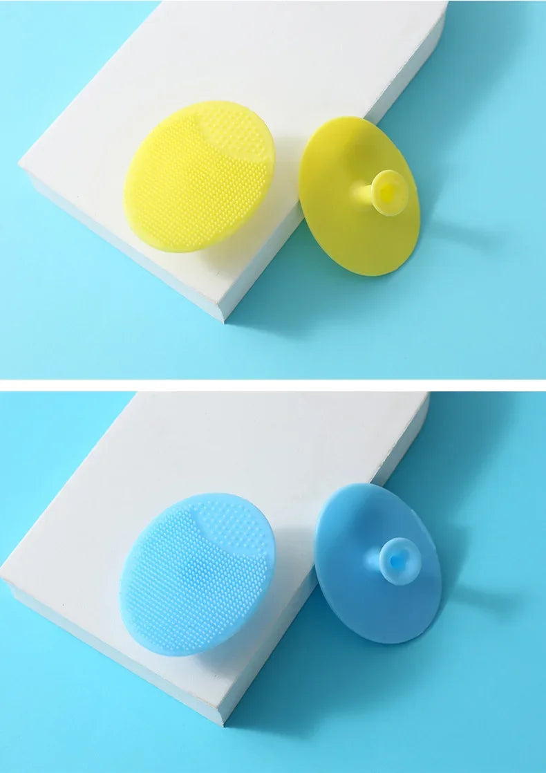 Soft Silicone Face Brush Cleanser and Massager Manual Facial Cleansing Brush Exfoliating Silicone Face Scrubber For Women Men