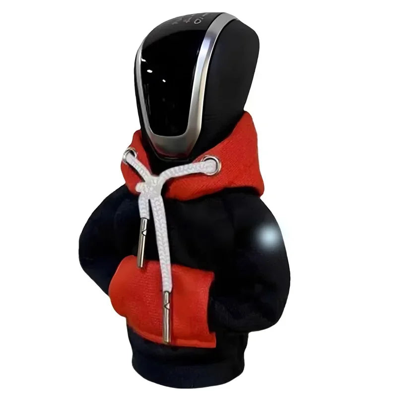 Hoodie Universal Car Shift Lever Interior Decor Gear Shift Hoodie Cover Shift Cover Gear Handle Decoration Fits Manual Automatic