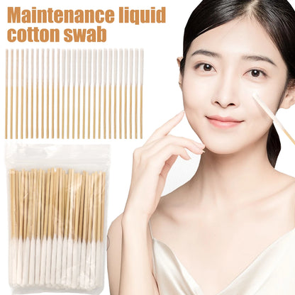 Multi-purpose Beauty Makeup Acne Maintenance Liquid Cotton Swab 4 Thicknesses Soft and Comfortable Cotton Swab Skin Care Tools