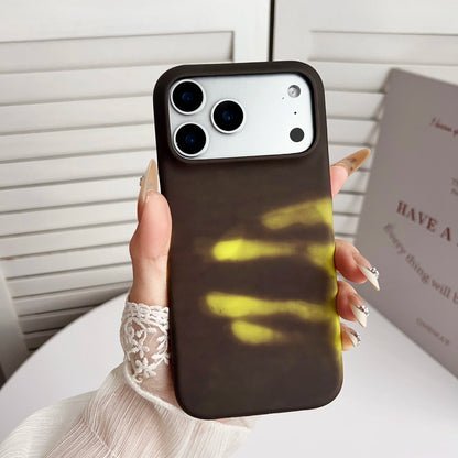 Thermal Sensing Color Changing Phone case for iPhone 17 Air 16 15 14 Plus 13 12 11 Pro Max with Wonderful Sensation Shock Cover