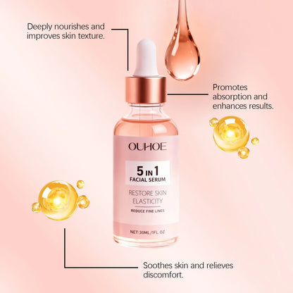 Facial Serum for Deep Hydration Anti Aging Winter Skincare Gift Set with Moisturizing Repair Dry Skin Care Sensitive Skin
