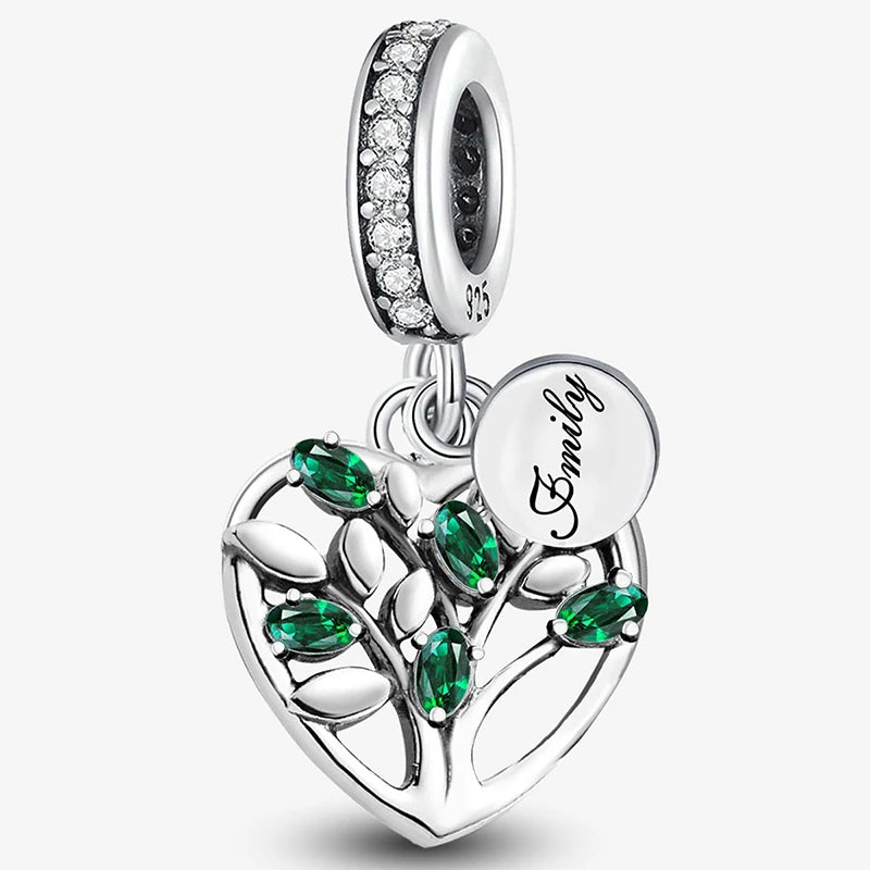 925 Sterling Silver Small Fresh Four Leaf Clover Series Charms Bead Diy Bracelet Necklace Making Gift Of High Quality Jewelry
