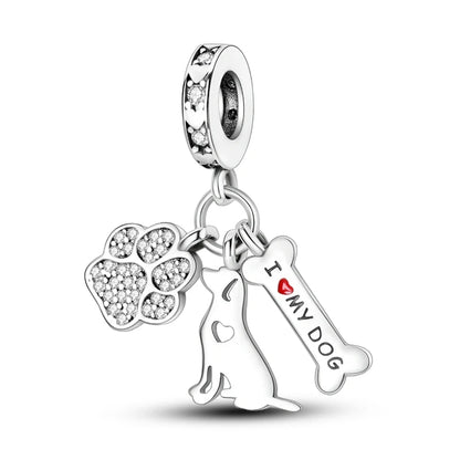 Charm Hot Sales 925 Silver Original Charms Beads Fit Pendant Charm Bracelet Dangle for Women DIY Fine Jewelry Making