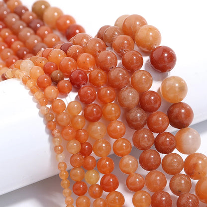 Natural Stone 4 6 8 10 12mm Round Tiger Eye Amethyst Agate Jades Stone Spacer Bead For Jewelry Making Diy Bracelet Needlework