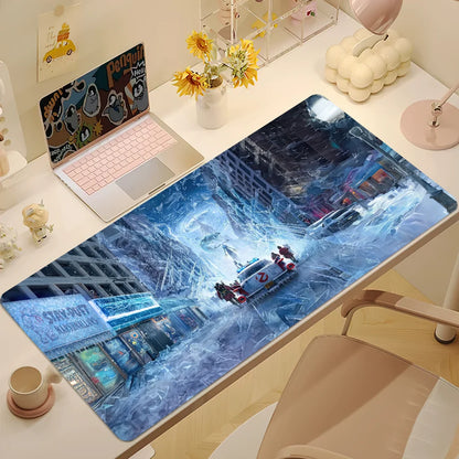 G-Ghostbusters Frozen Mouse Pad Large Desk Mat Keyboard Ergonomic Office Rubber PC Non-slip Anti-fray Home Custom Best Price