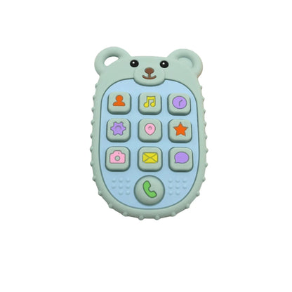 2025 New Baby Teether mobile phone Shape Silicone Teether Teething Toy Kids Sensory Educational Toy baby gift set