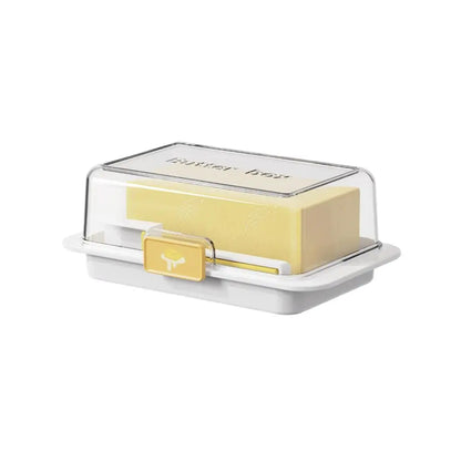 1PCS Butter Storage Box Cheese Cutter Container Lid Refrigerator Organizer Kitchen Essential Portable Food Fresh Keeper Box Tool