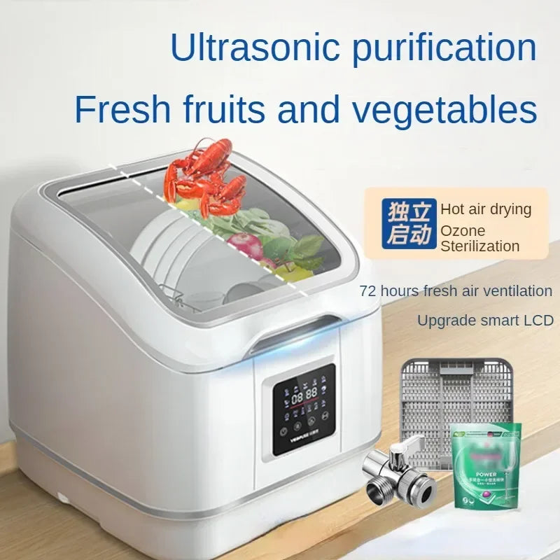 Automatic Dish Washer Home Small Desktop Independent Intelligent Disinfection Cabinet Lave Vaisselle 식기세척기 посудомоечная машина