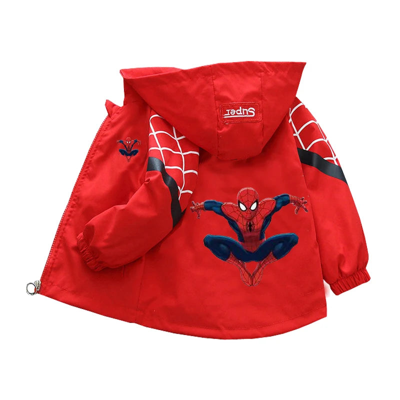 Sanrio kuromi Children Girls Hooded Jacket Coat 2026 Autumn Baby Boy Cartoon Cars Long Sleeve Casual Clothing Kids Outerwear