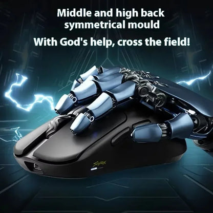 Scyrox V6 8000Hz wireless three-mode mouse,Paw3950 sensor 30000DPI wired lightweight mouse gamers Computer Laptop accessory.