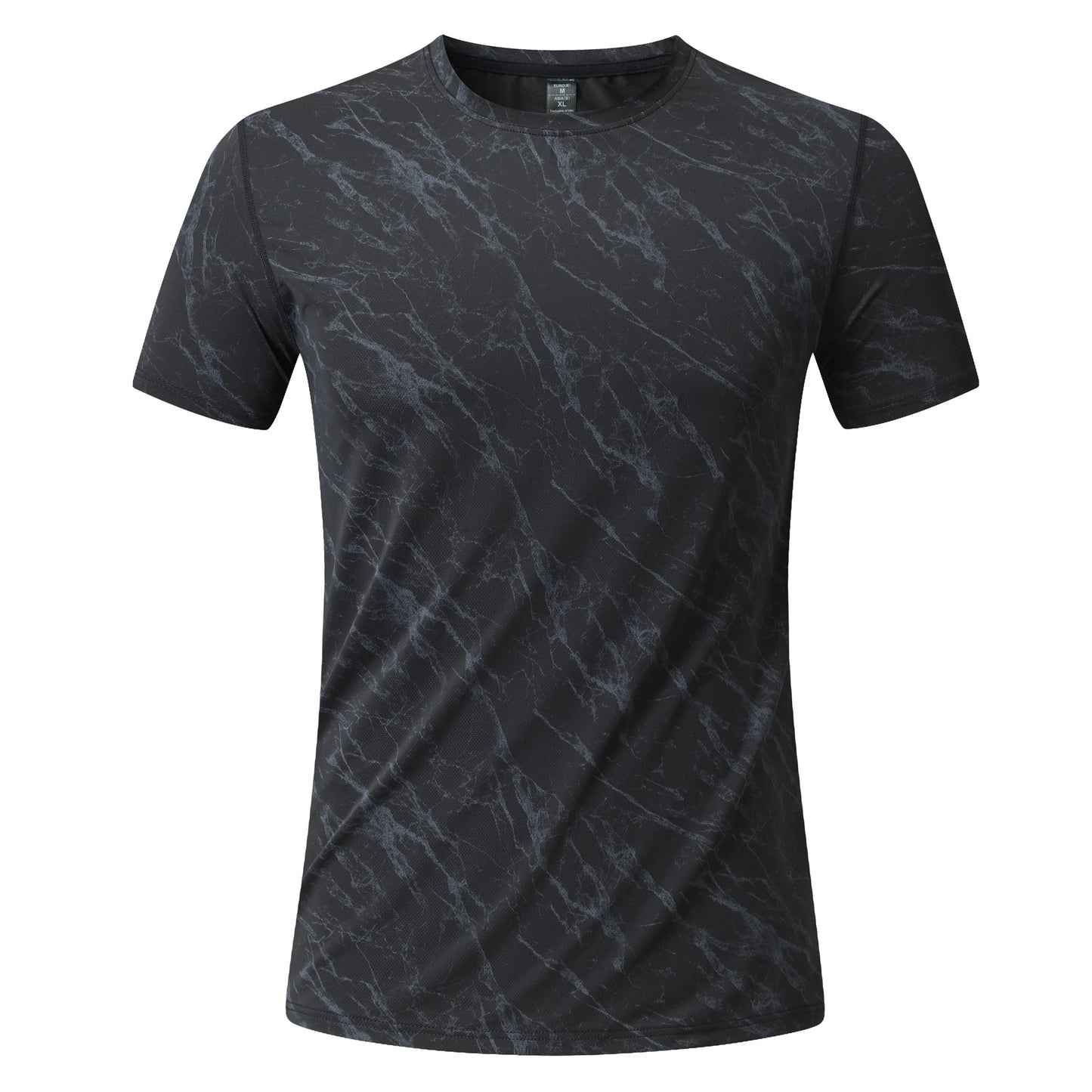 Mens Running T-Shirt Outdoor Sports Tops Short Sleeve Shirt Men Fitness Gym Guys Clothing Shirts Sportswear Breathable Quick Dry