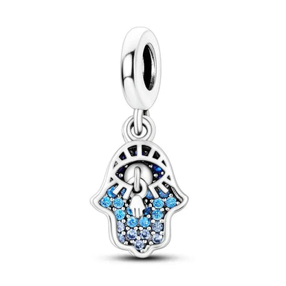 Hot Sale 925 Silver Color Evil Eye Charm Demon Eye Bead For Original  Bracelet&Bangle DIY Making Fashion Jewelry Gift