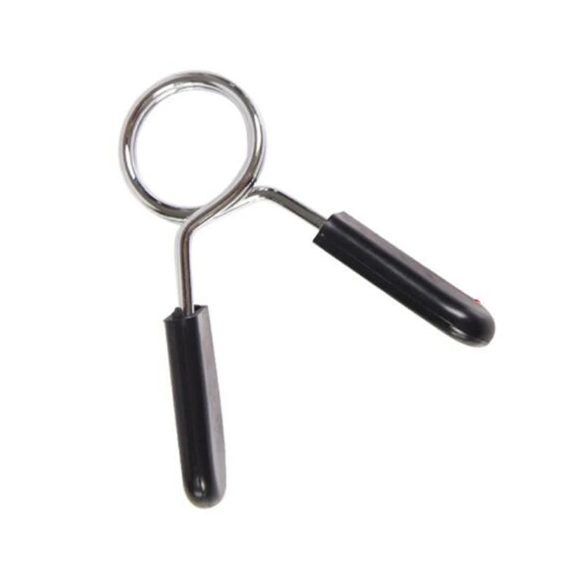1pc 25/28/30 mm Barbell Clamp Spring Collar Clips Gym Weight Dumbbell Lock Standard Lifting Kit Barbell Lock