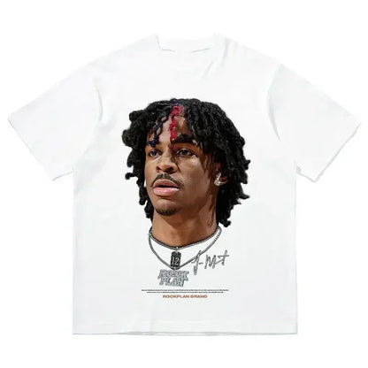 New Arrival Mens Clothes Tee Shirt Graphic T-Shirts Men Tshirt for Men Ropa Trend Youth American Street Hip-hop Basketball 70248
